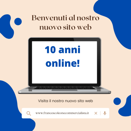 immagine sito web 10 anni